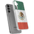 Mexico Flag Distressed Galaxy S24 Plus Clear Case